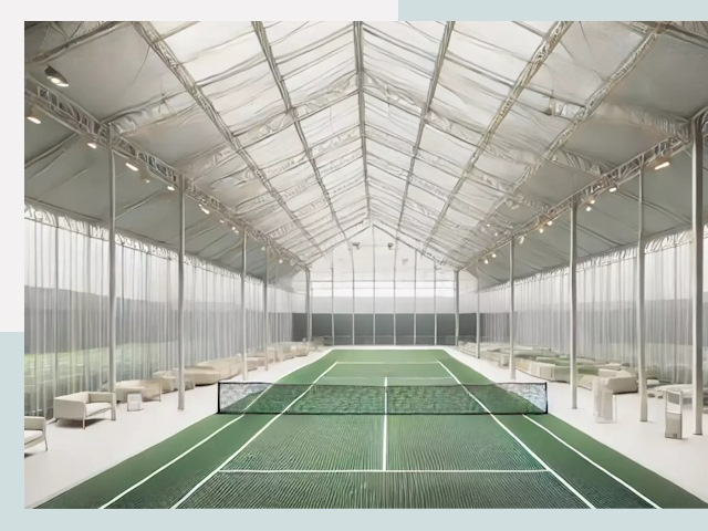 Строительство теннисных кортов в Абакане