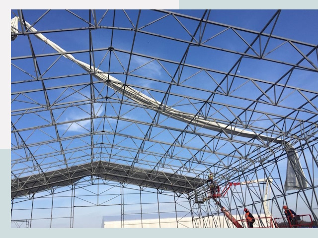 Шатровые ангары от 613 руб. в Абакане и Республике Хакасия