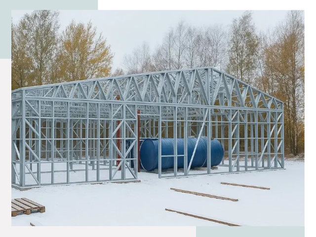 Металлические ангары в Абакане