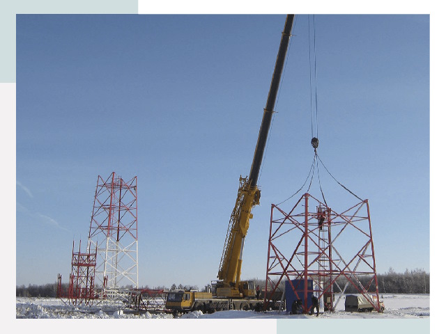 Монтаж вышек связи в Абакане