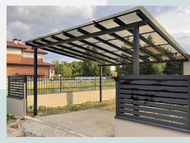 Металлические навесы в Абакан от 613 руб. за м²