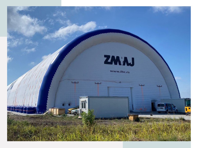 Брендирование ангаров в Абакане