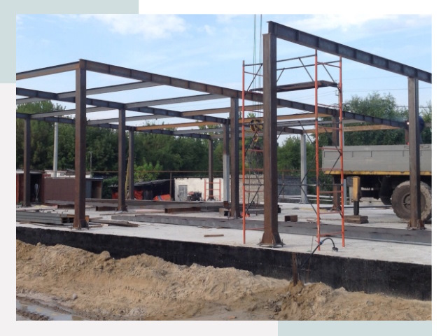 Фундамент для ангаров в Абакане